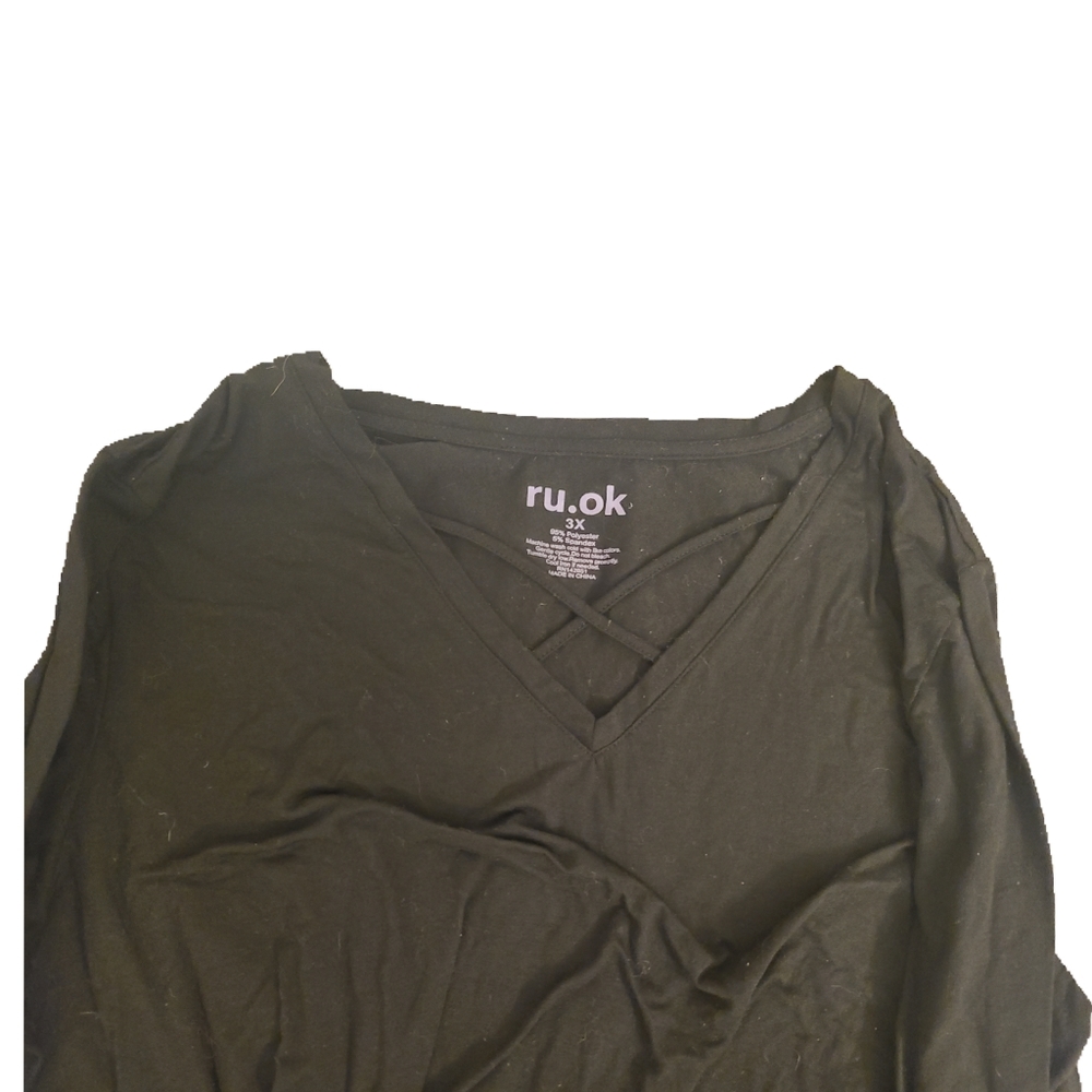 Plain black longlseeve